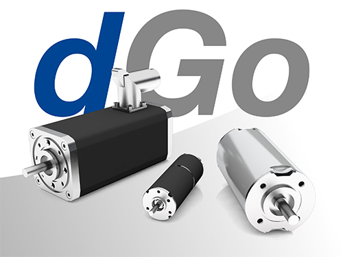 dGo integrated servo drive motor family with compact BLDC motors and gearmotor solutions